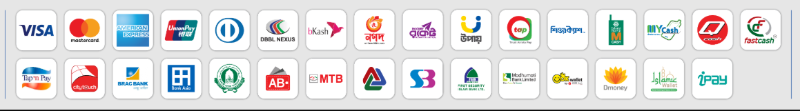 Supported payment gateways